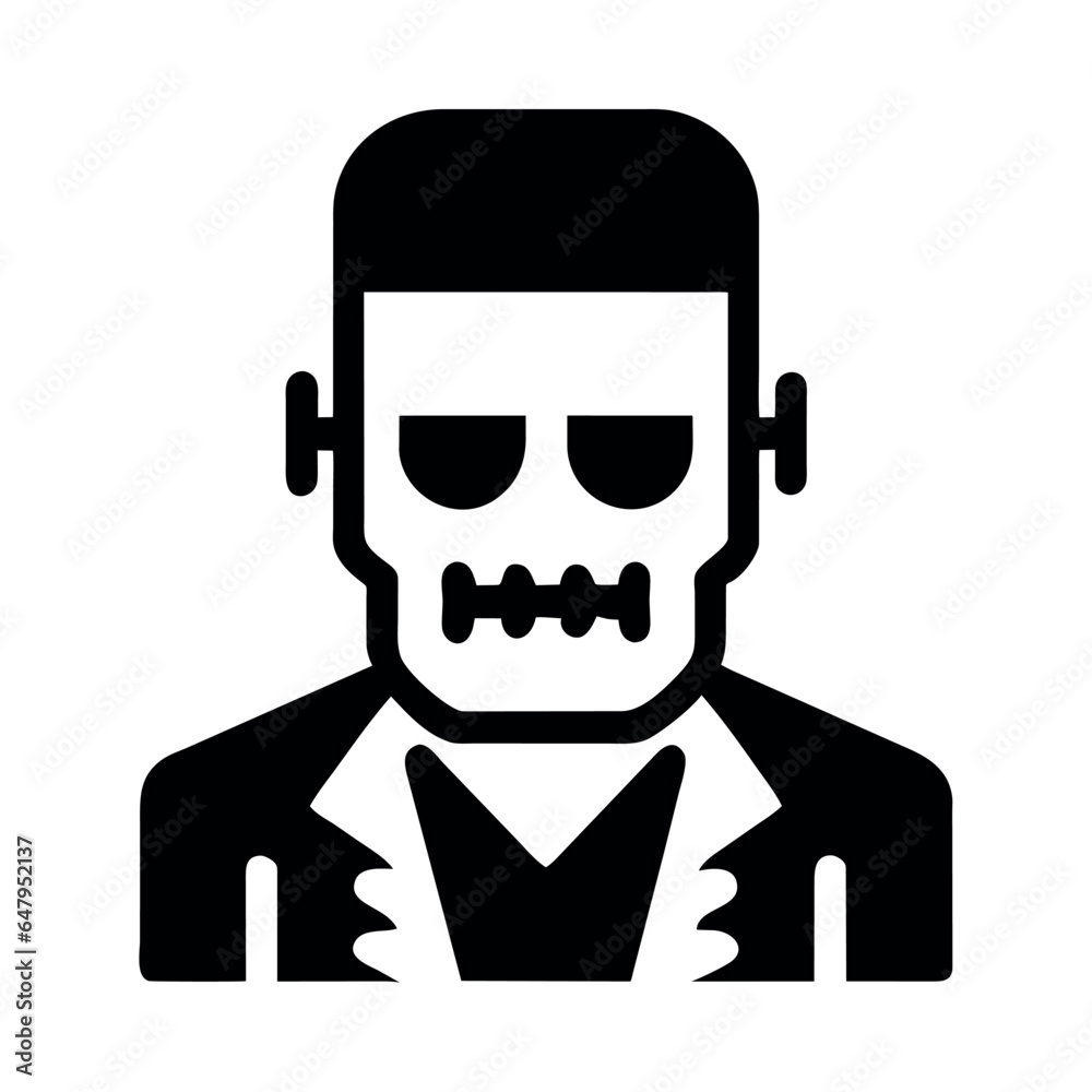 frankenstein character halloween silhouette style frankenstein character halloween silhouette style