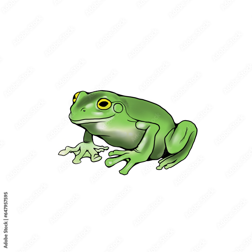 Frog left Frog left
