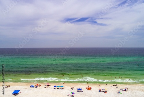 Aerial view of Pensacola Beach © Cavan
