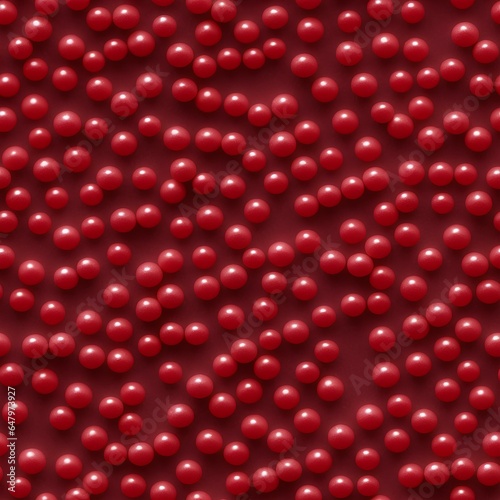 red background