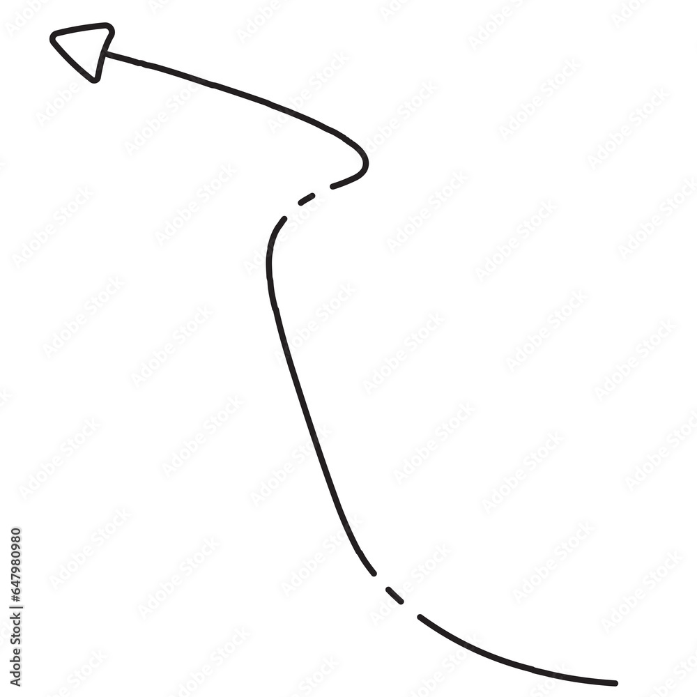 Obraz premium line arrow