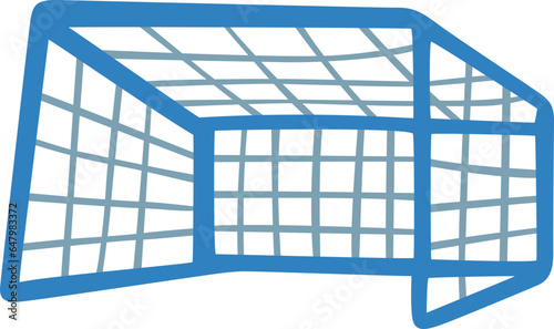 Soccer net vector icon illustration