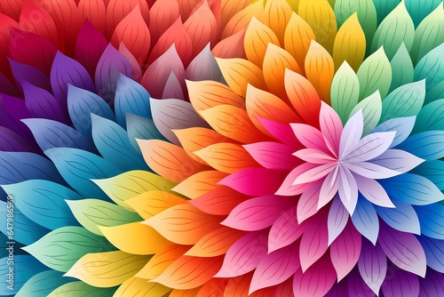 Seemles colorful pattern, wallpaper, abstract, generative ai, generative, ai