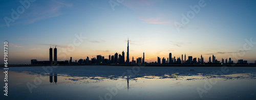 Dubai Salt Lake Sunset photo
