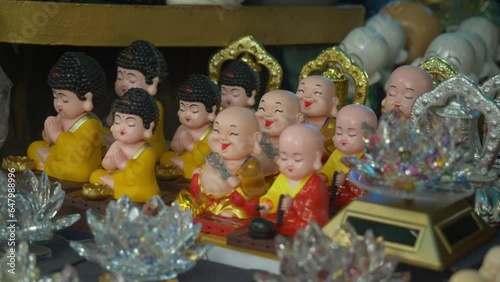 Little Buddha miniatures, Laughing Buddha, Baby Buddha gift items for sale photo