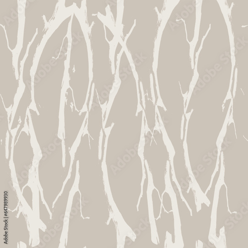 Clear Sticks   Decorative vector seamless pattern. Repeating background. Tileable wallpaper print.