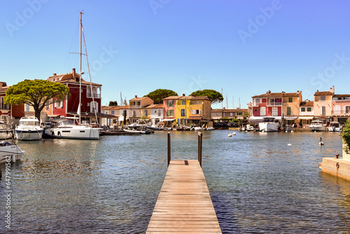 View of Port Grimaud, Var, South of France