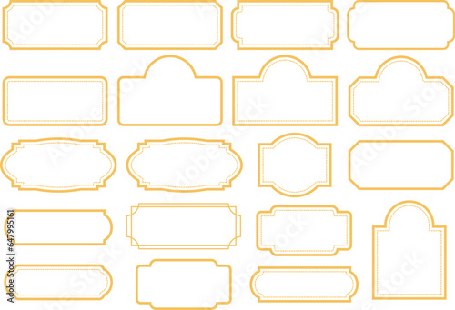 飾り枠　フレーム　クラシック シンプル