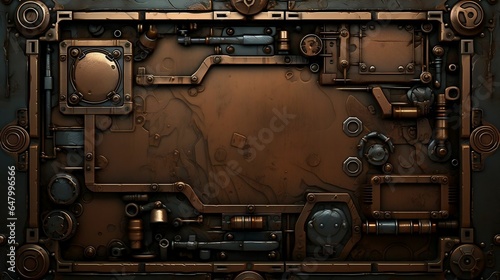 background Steampunk Wonders concept 