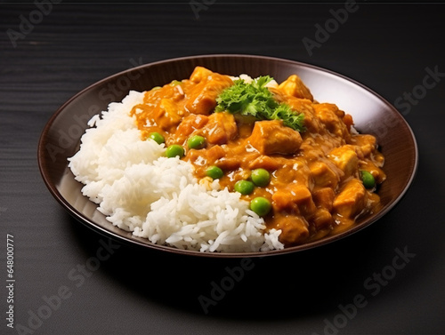 Japanese curry rice, also known as "kare raisu" (カレーライス) in Japanese, is a popular and comforting dish in Japan that consists of a flavorful curry sauce served over steamed rice. 