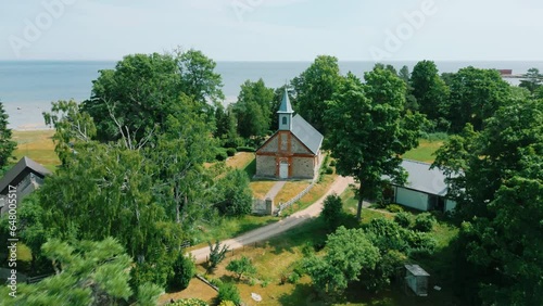 Kaltene city of Latvia in the month of June photo