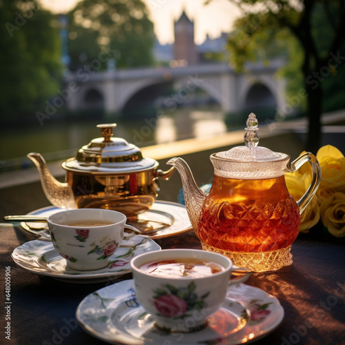 Tea in London.