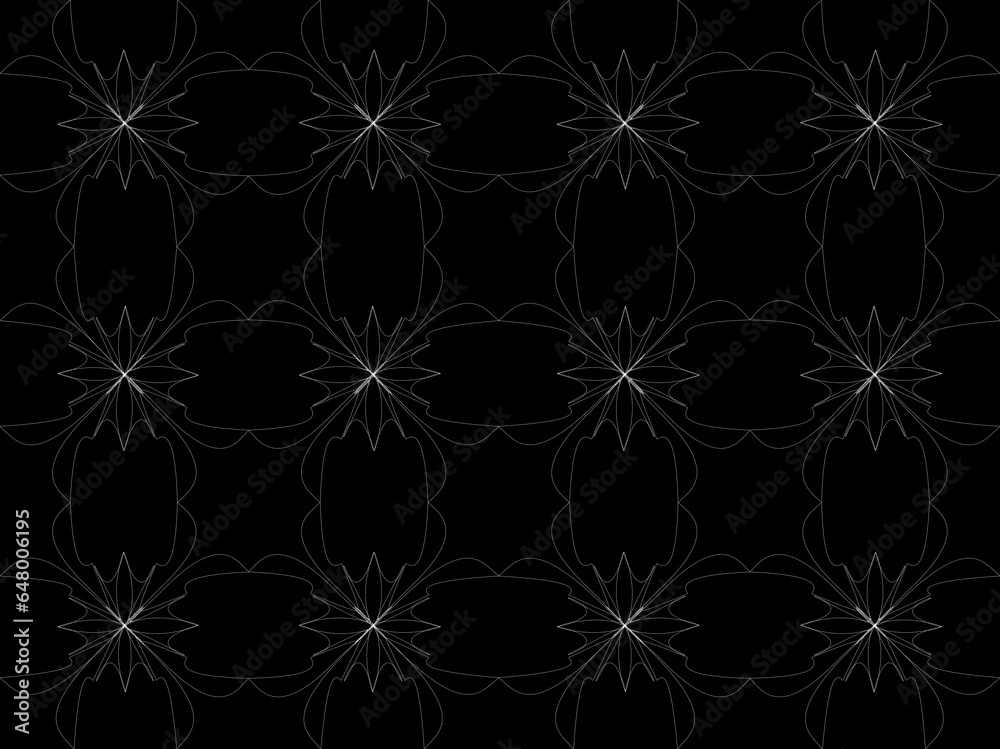 black and white seamless pattern