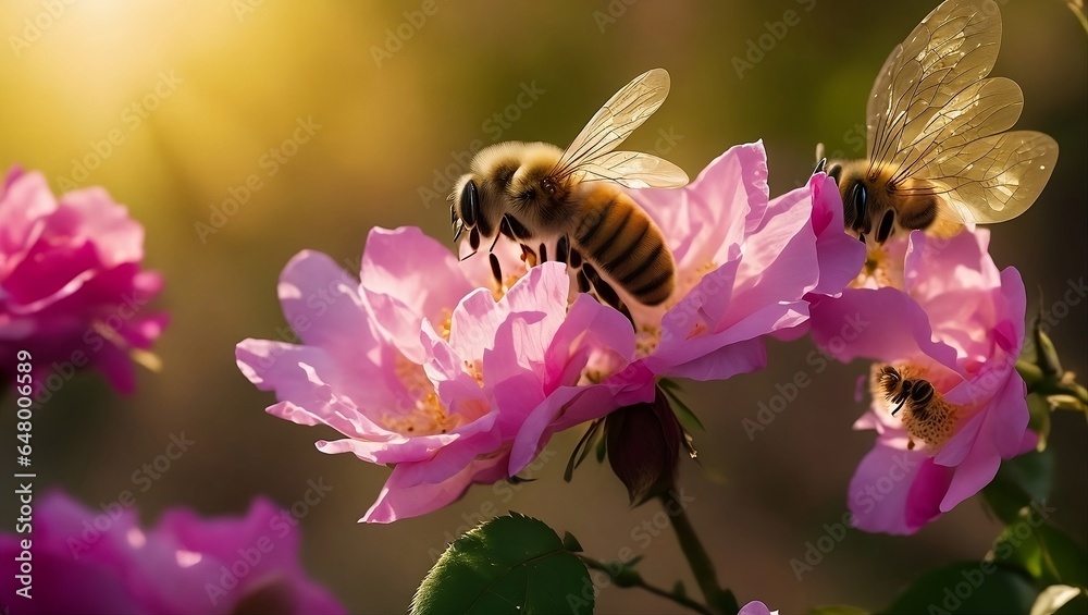 bee on a flower