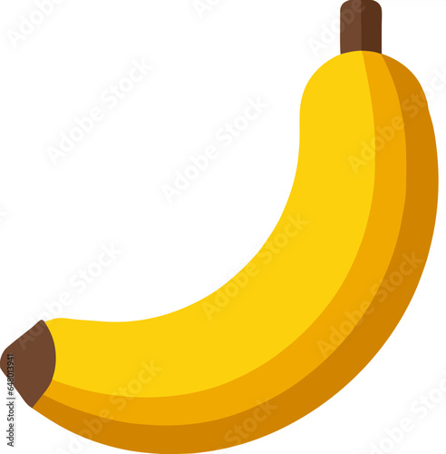banana isolated on white