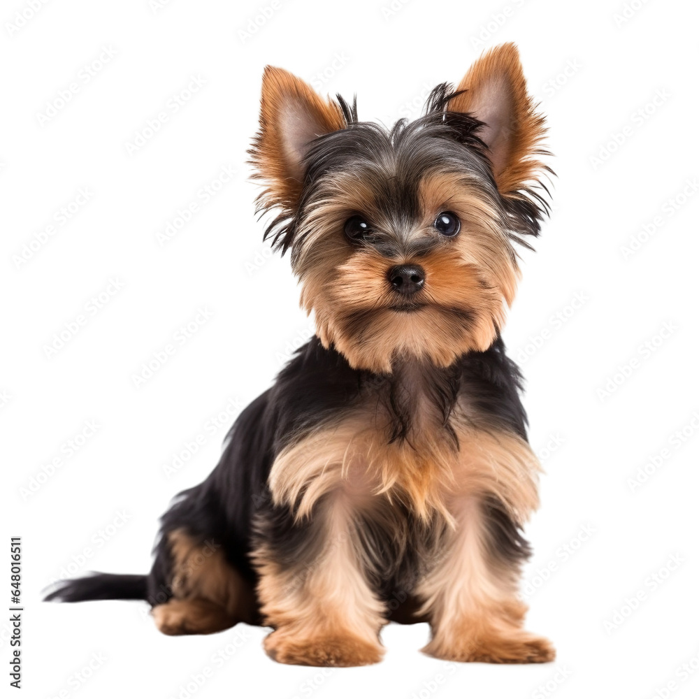 yorkshire terrier isolated on white yorkshire terrier isolated on white