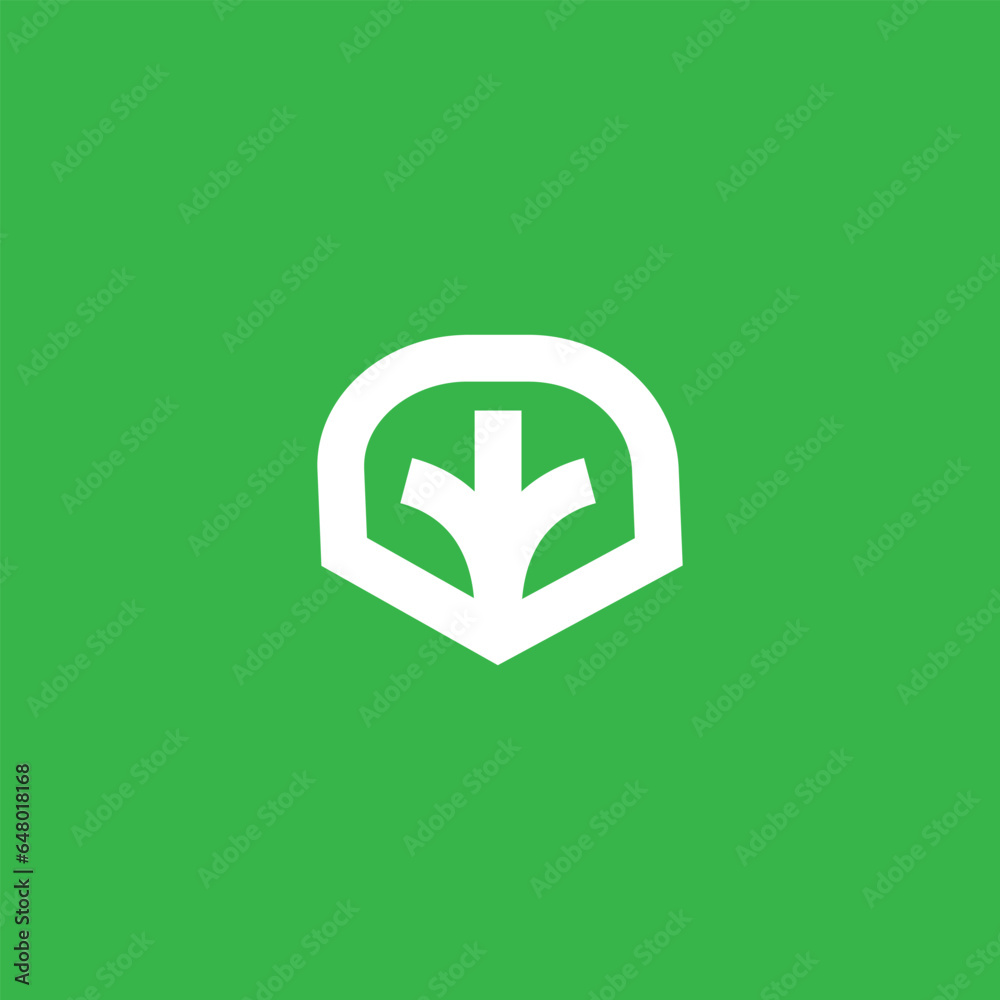 simple ecology nature element vector icon logo template simple ecology nature element vector icon logo template