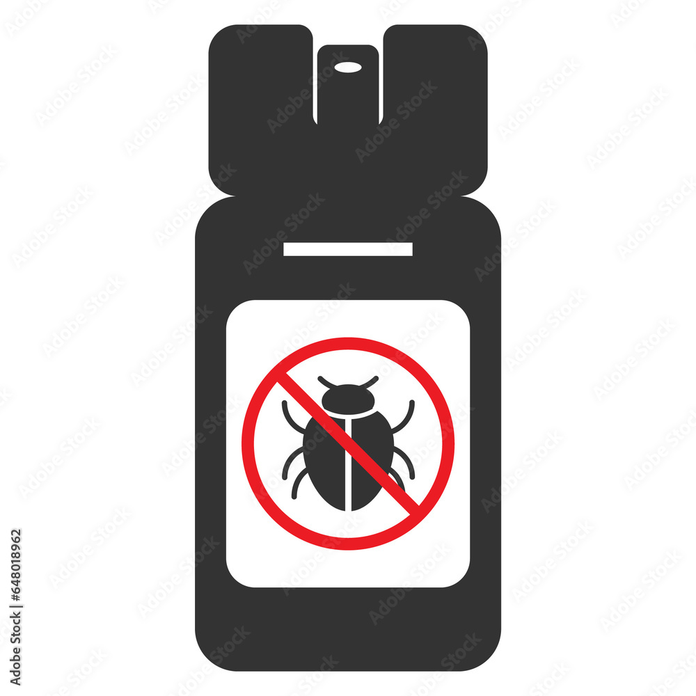 Vector illustration of insect spray icon in dark color and transparent background(PNG). Vector illustration of insect spray icon in dark color and transparent background(PNG).