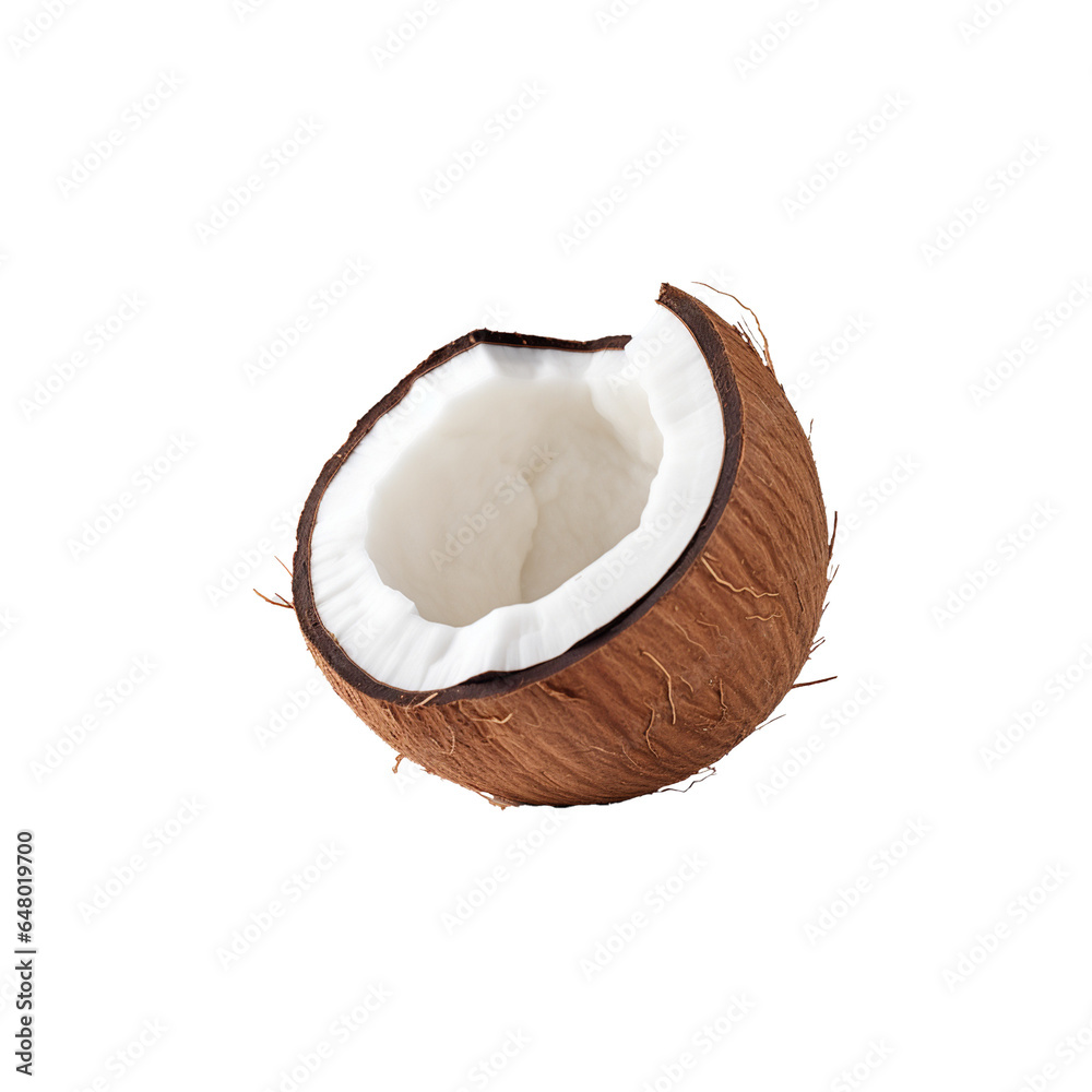 coconut isolated on white PNG transparent background coconut isolated on white PNG transparent background