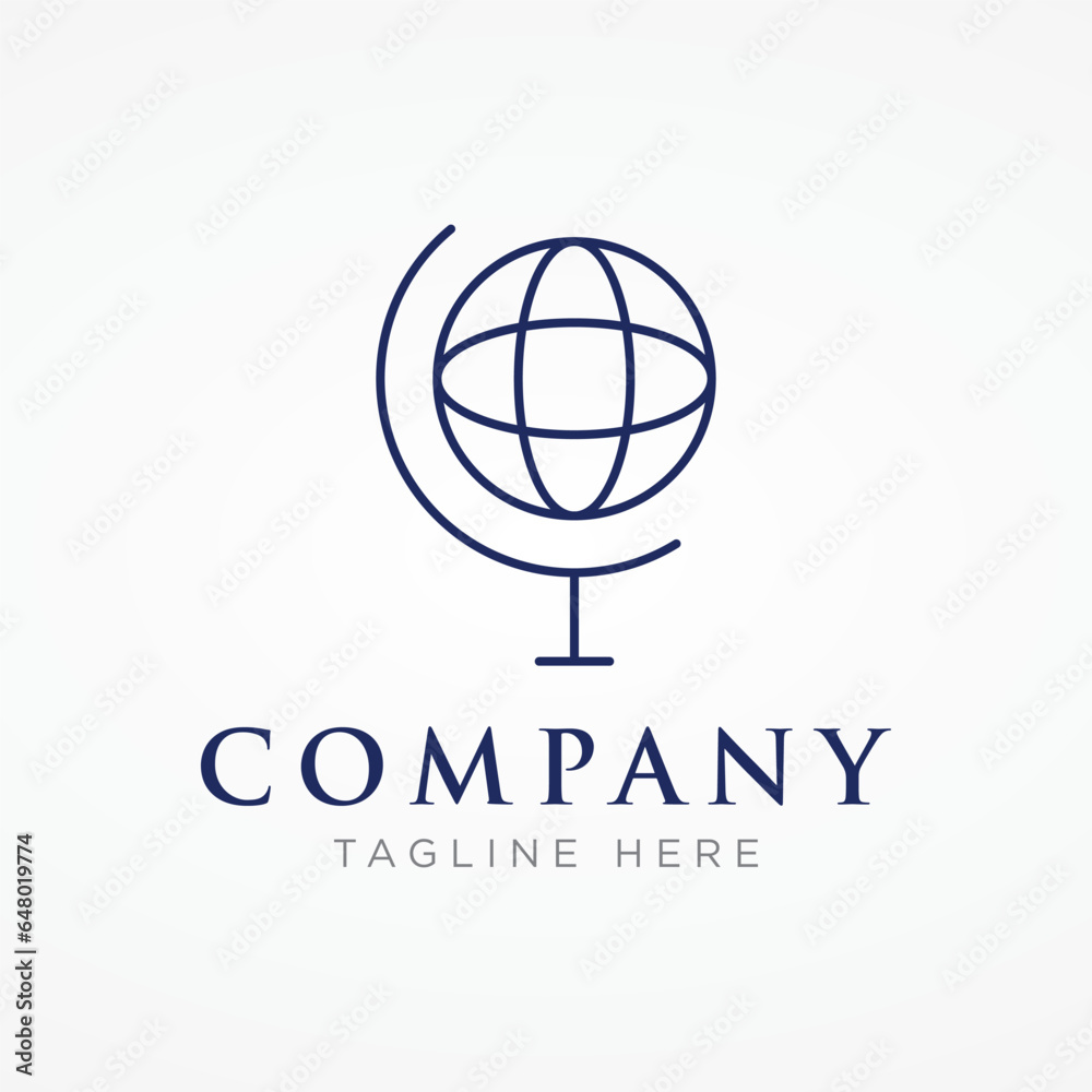 Creative globe international logo design with a modern and unique concept. Logo for business, web, company and technology. Creative globe international logo design with a modern and unique concept. Logo for business, web, company and technology.