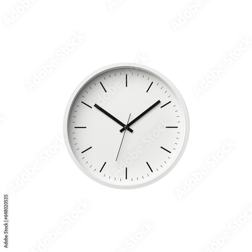 clock isolated on white PNG transparent background