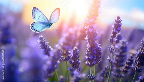 butterfly on a flower © Dinaaf