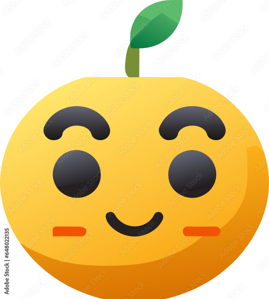 isolated cute kantalop fruit white background isolated cute kantalop fruit white background