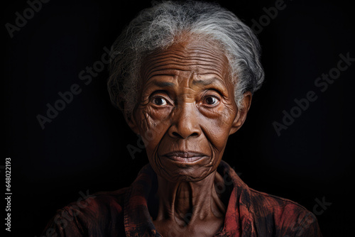 portrait of a black elder woman © Kien