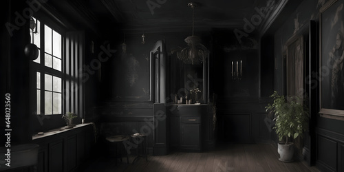 Dark Room. AI Generated © Cristian