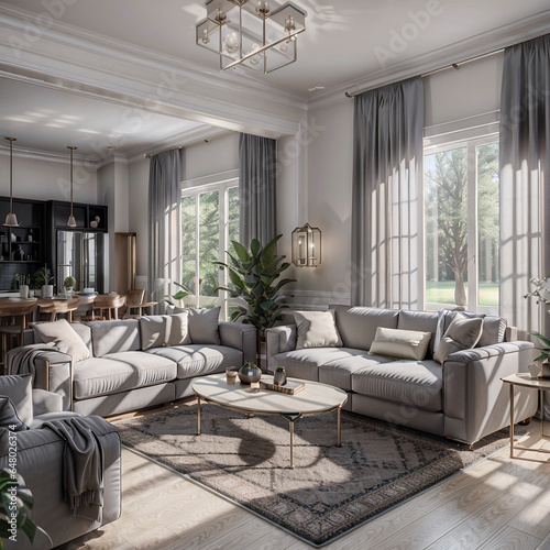 Modern Living Room Interior
