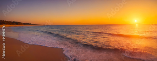 Summer Dreams  Beach Horizon Sunset  AI Generated