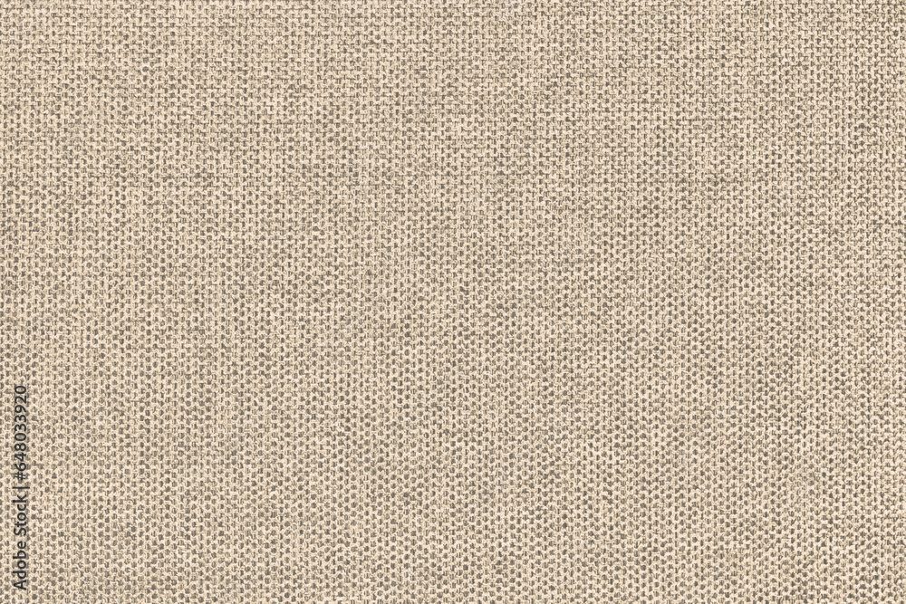 Fototapeta premium Beige cotton woven fabric texture background