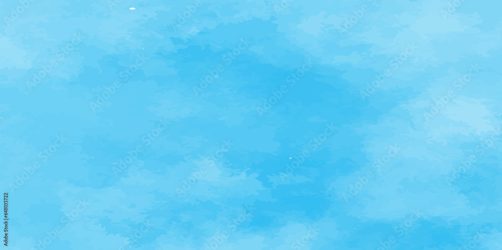 Defocused and blurry wet ink effect sky blue color watercolor background, blurred and grainy Blue powder explosion on white background, Fluffy, puffy, fresh and shiny clouds on a windy sky.	
