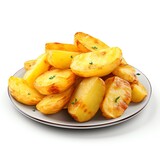 fried potatoes on a plate