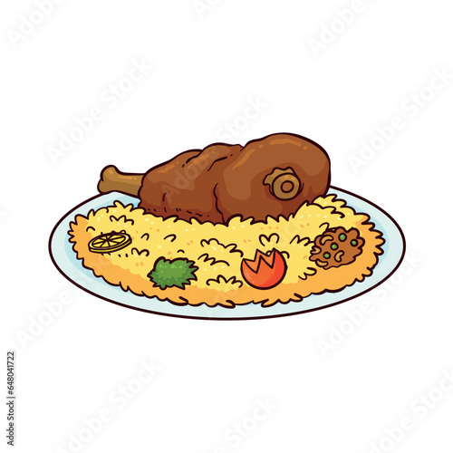 quzi is a typical Iraqi food