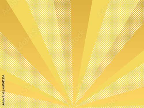 ドット柄の大きな集中線のフレームLarge concentrated line frame with dot pattern＃effect line＃concentration line