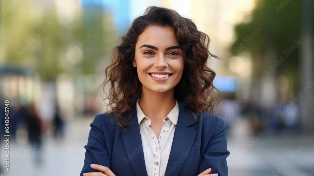 Portrait of a young businesswoman Portrait of a young businesswoman