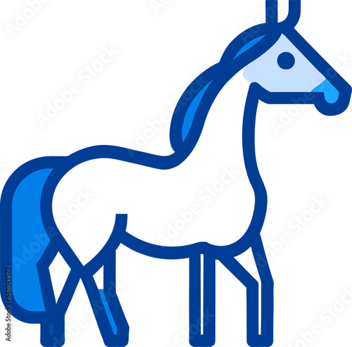 horse illustrations animal horse color