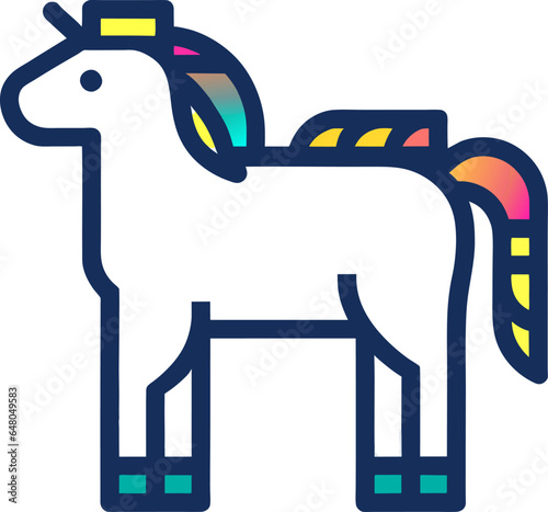 horse illustrations animal horse color