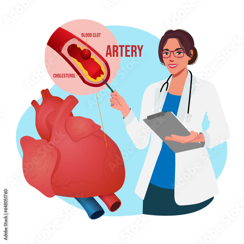 A woman cardiologist explains about heart disease