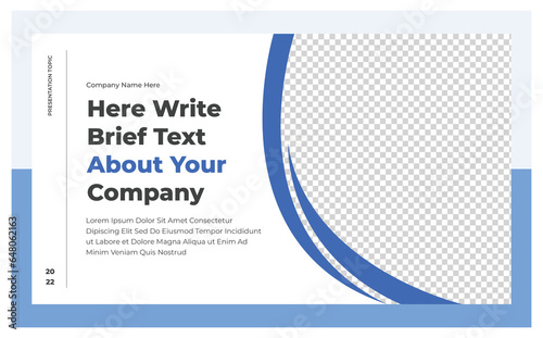 Digital marketing webinar post template or social media promotional design
