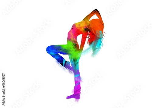 Watercolor Dancer drawing, silhouette of a dancing person, Watercolor dancing, Hiphop, Classical 