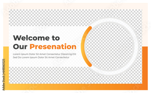 Presentation cover page design