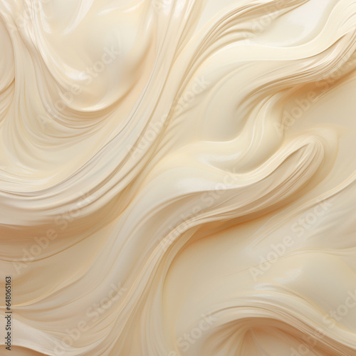 The abstract colors and blurred background concept of cream or milk.