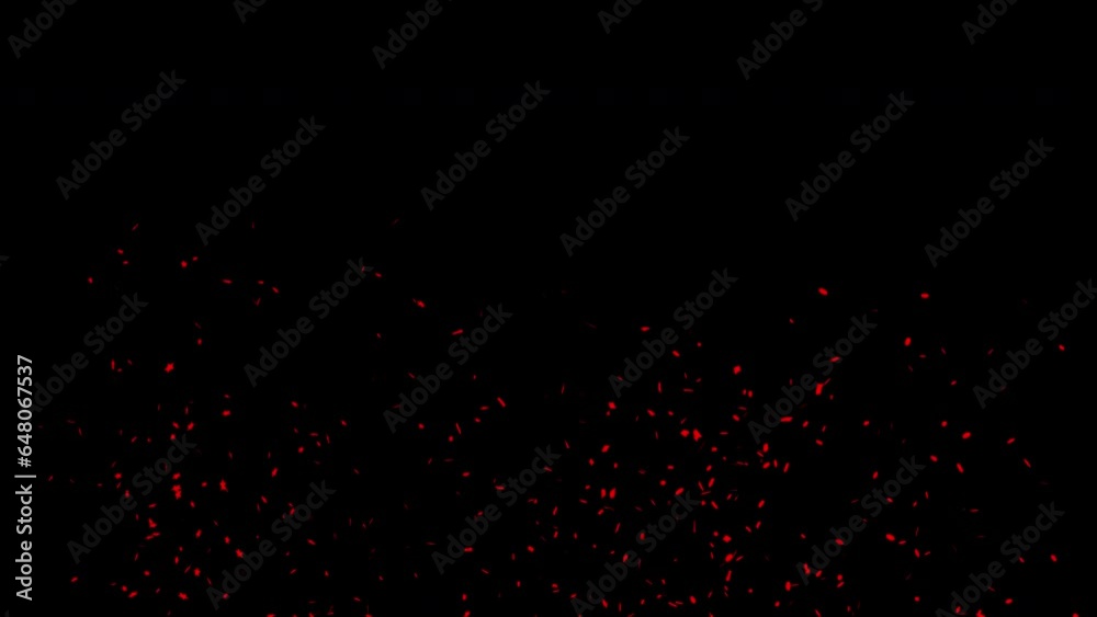 Confetti Red Party Popper Explosions on Black and Green Background, Two options 3d animation, 4K. Confetti Red Party Popper Explosions on Black and Green Background, Two options 3d animation, 4K.