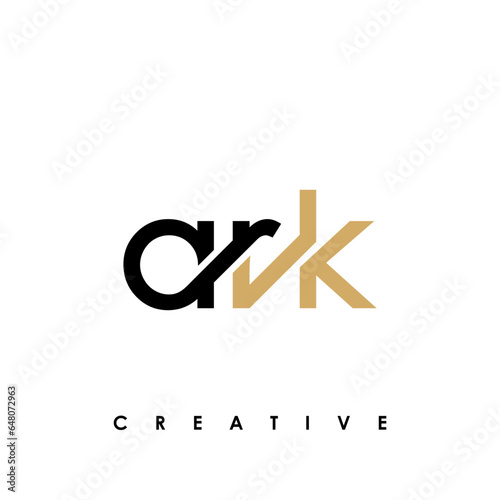 ARK Letter Initial Logo Design Template Vector Illustration