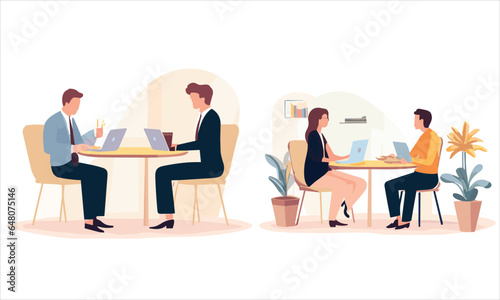 business people meeting in office