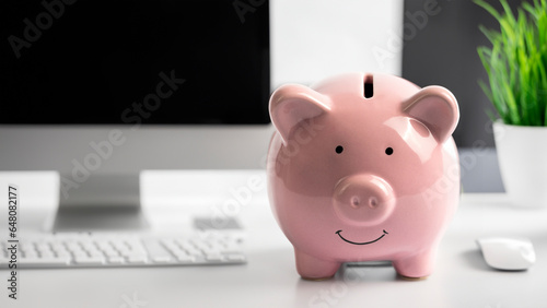 Piggy bank, concept of savings money
