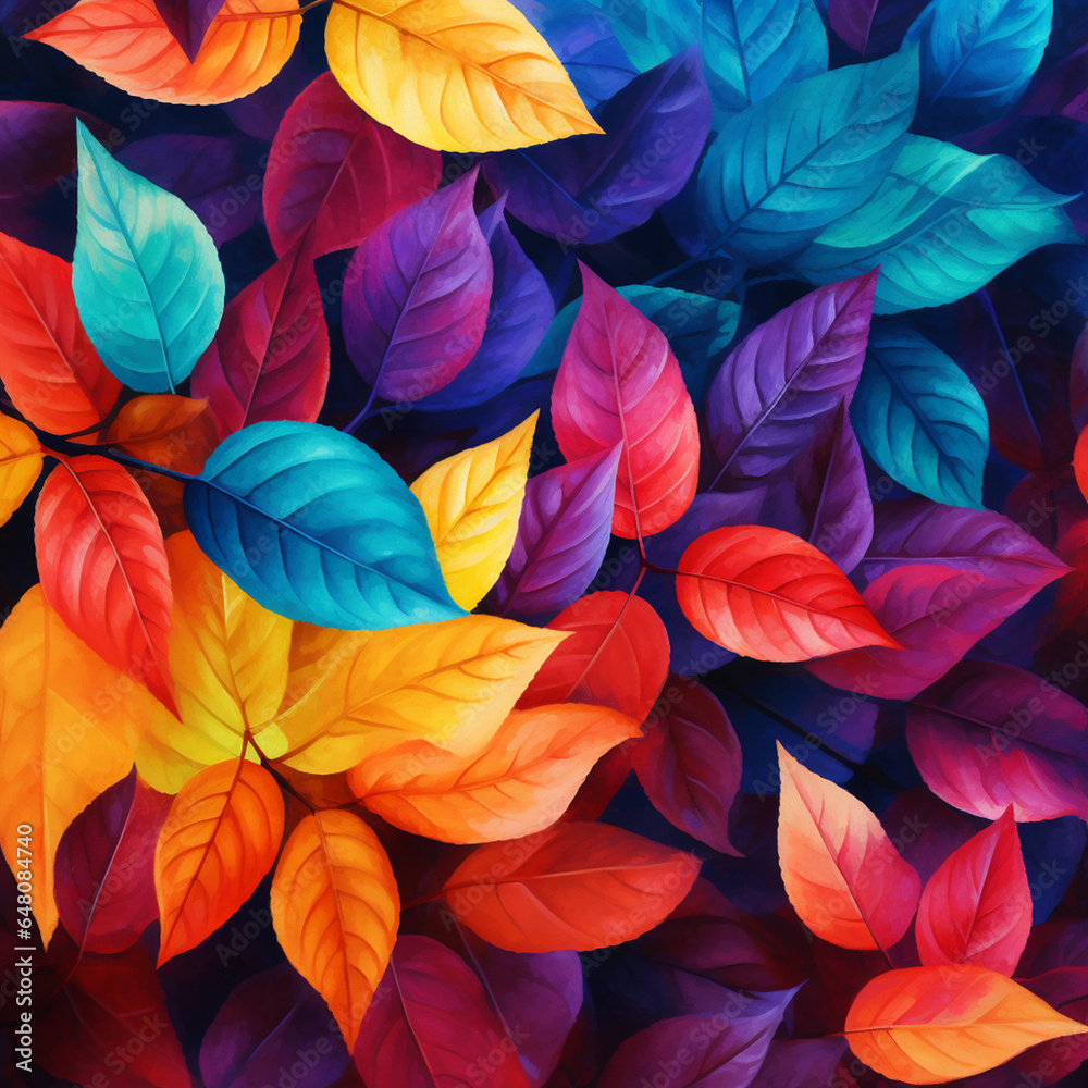 colorful leaves in autumn. colorful leaves in autumn.