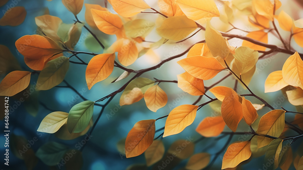 colorful leaves in autumn. colorful leaves in autumn.